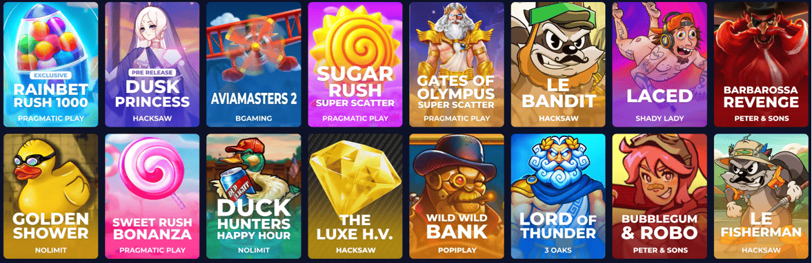 Slots Rainbet Casino Slots Rainbet Casino
